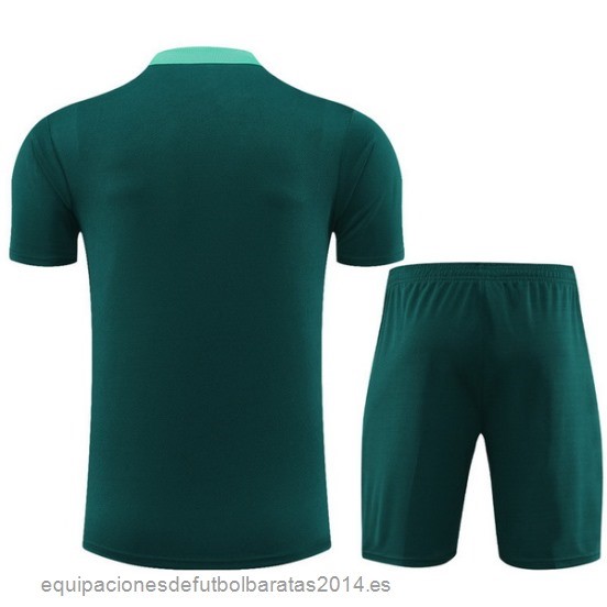 Nuevo Entrenamiento Conjunto Completo Portugal 2024 Verde Baratas